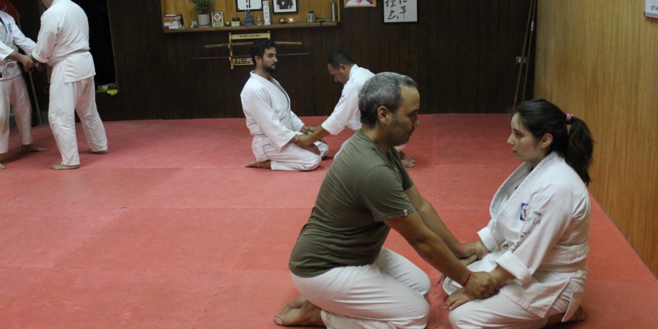 Entrenamiento a cargo del Senpai Daniel Foncea